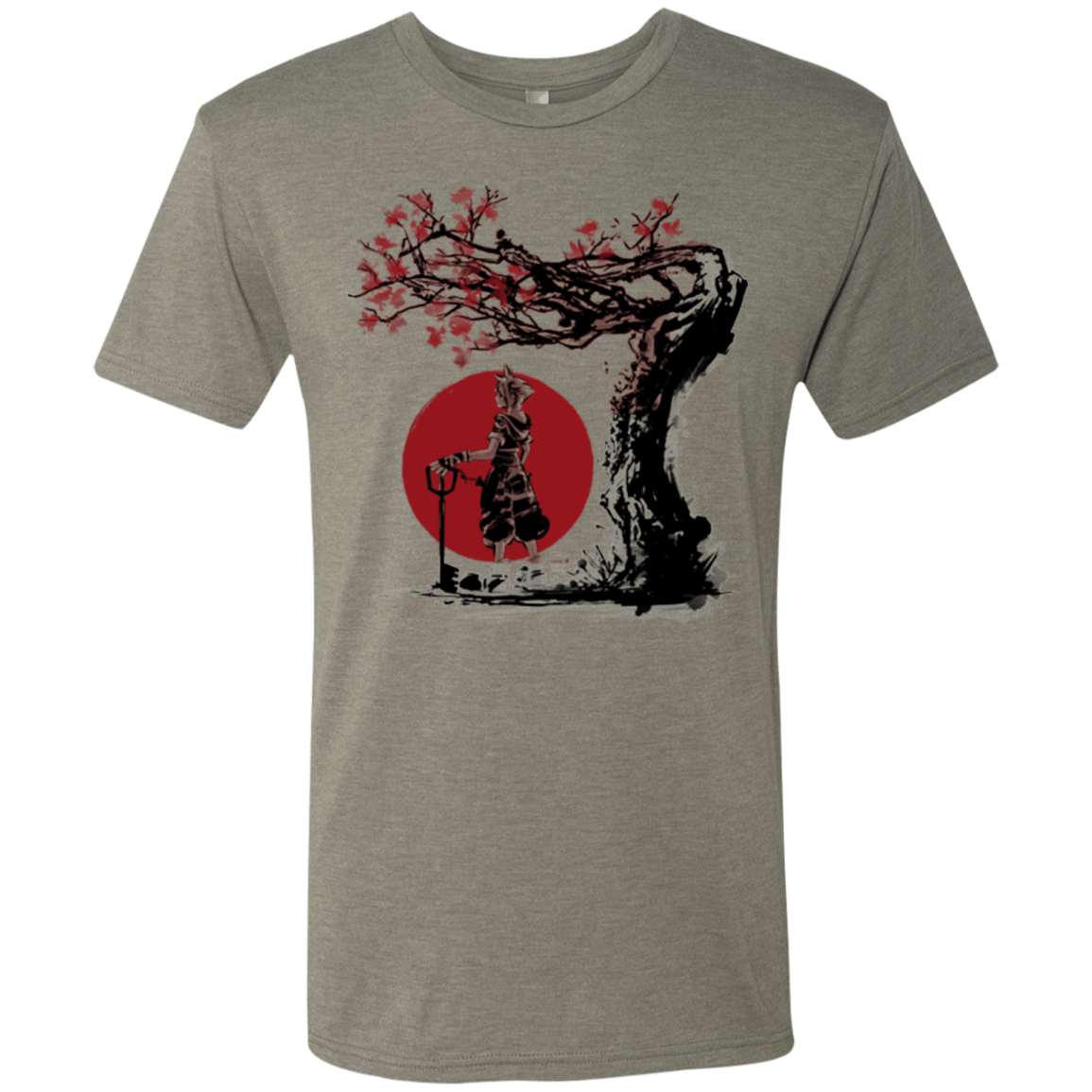 T-Shirts Venetian Grey / Small Keyblade Wielder Men's Triblend T-Shirt