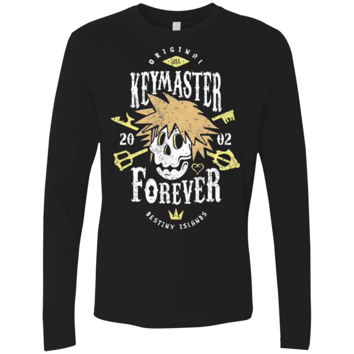 T-Shirts Black / Small Keymaster Forever Men's Premium Long Sleeve