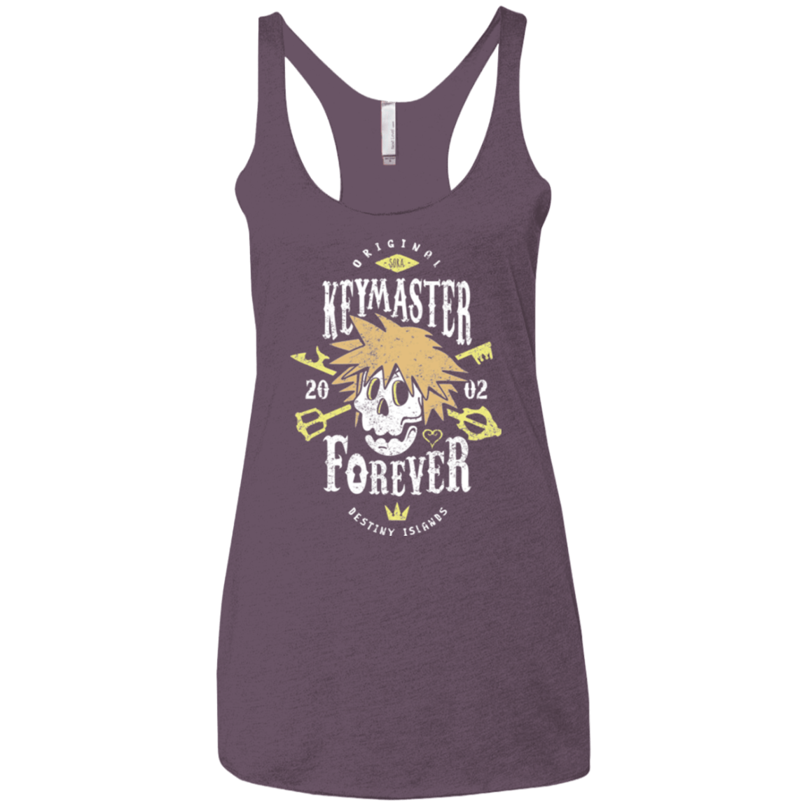 T-Shirts Vintage Purple / X-Small Keymaster Forever Women's Triblend Racerback Tank