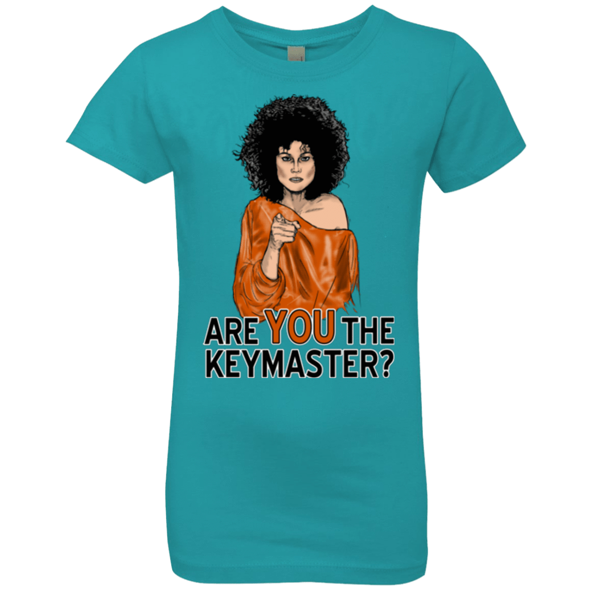 T-Shirts Tahiti Blue / YXS Keymaster Girls Premium T-Shirt