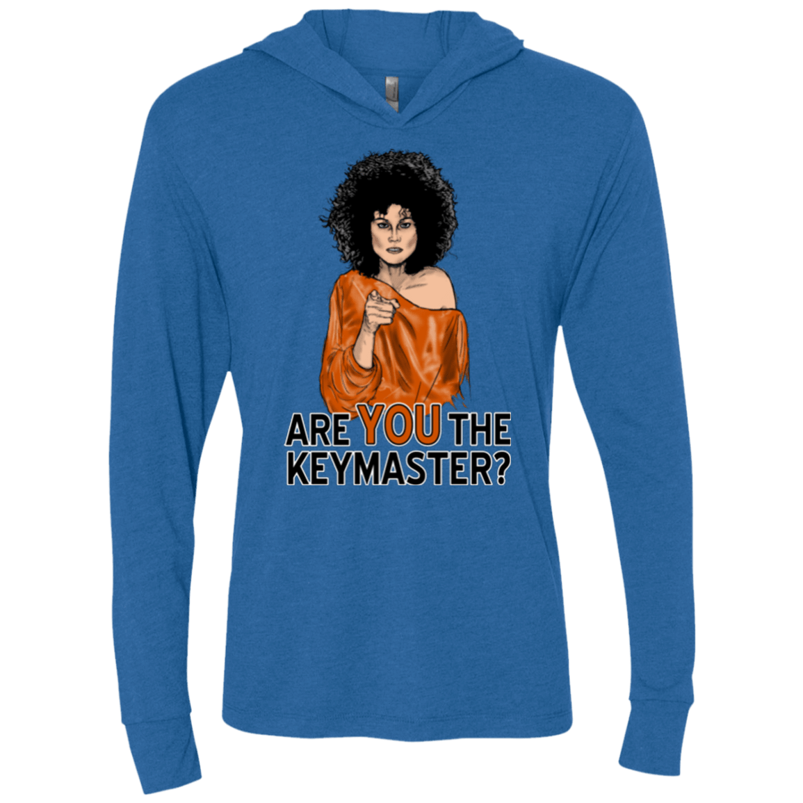 T-Shirts Vintage Royal / X-Small Keymaster Triblend Long Sleeve Hoodie Tee