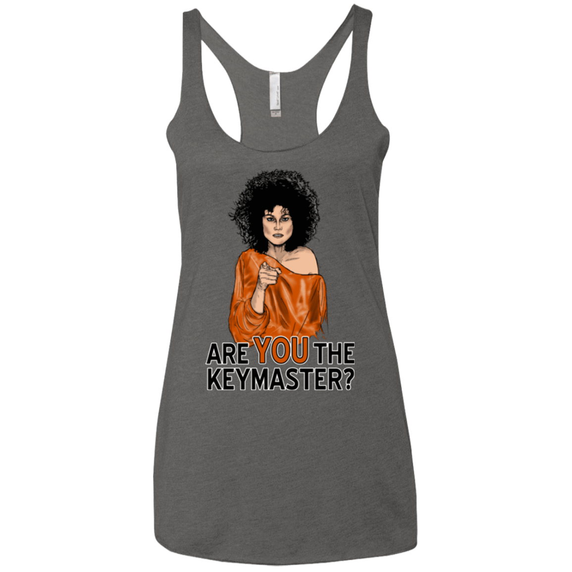 T-Shirts Premium Heather / X-Small Keymaster Women's Triblend Racerback Tank