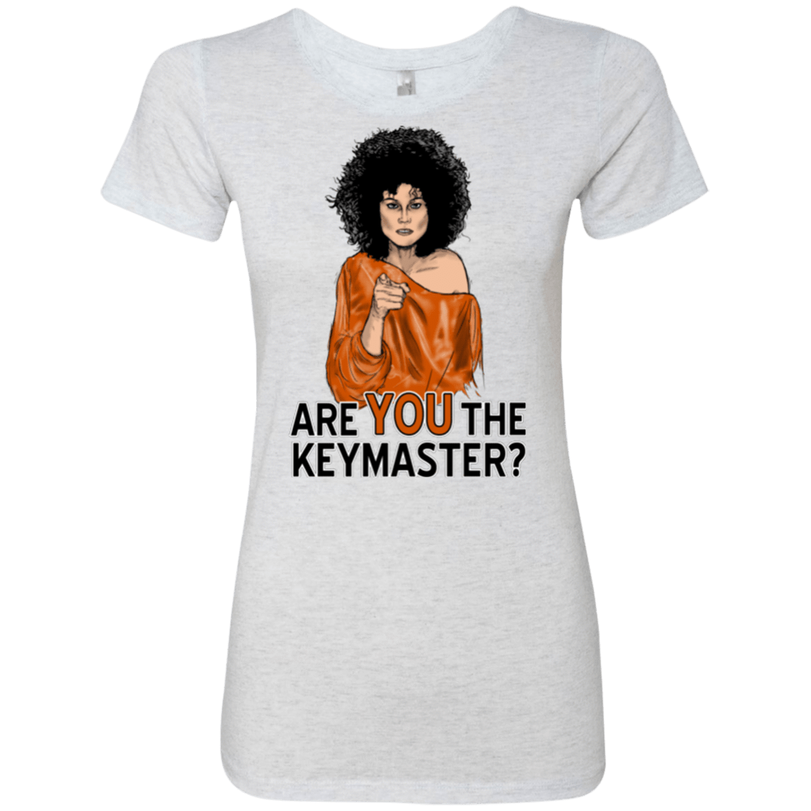 T-Shirts Heather White / Small Keymaster Women's Triblend T-Shirt