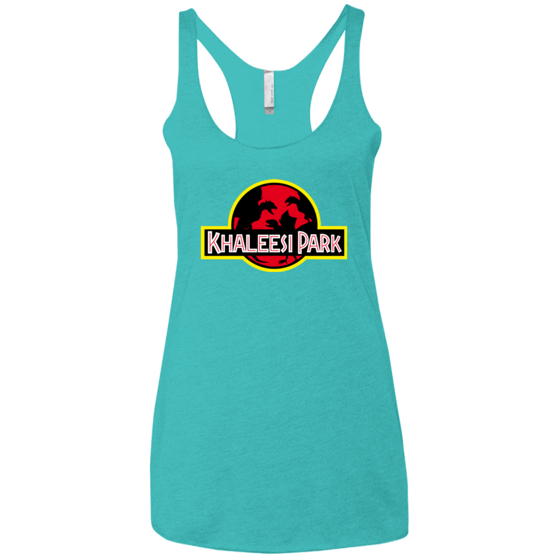 T-Shirts Tahiti Blue / X-Small Khaleesi Park Women's Triblend Racerback Tank