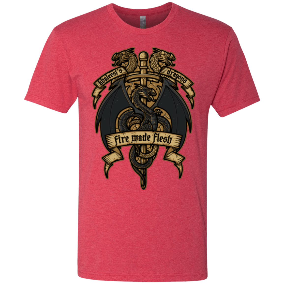 T-Shirts Vintage Red / Small KHALEESIS DRAGONS Men's Triblend T-Shirt