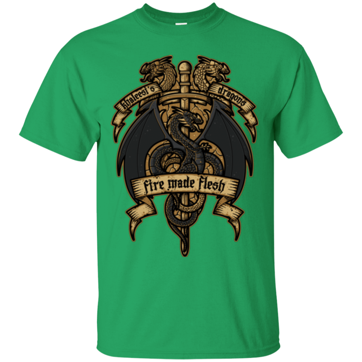 T-Shirts Irish Green / Small KHALEESIS DRAGONS T-Shirt