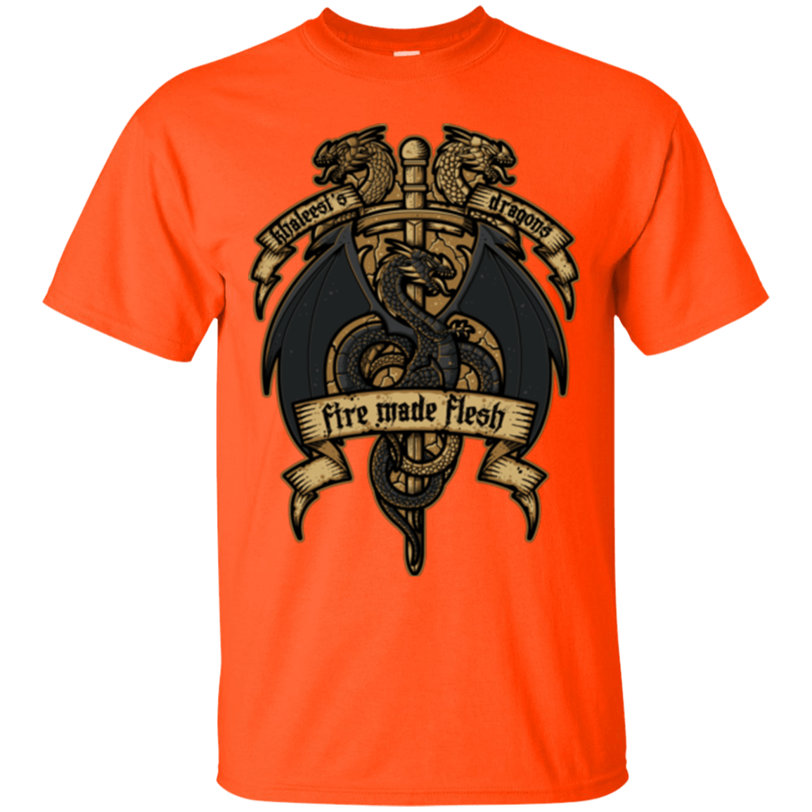T-Shirts Orange / Small KHALEESIS DRAGONS T-Shirt
