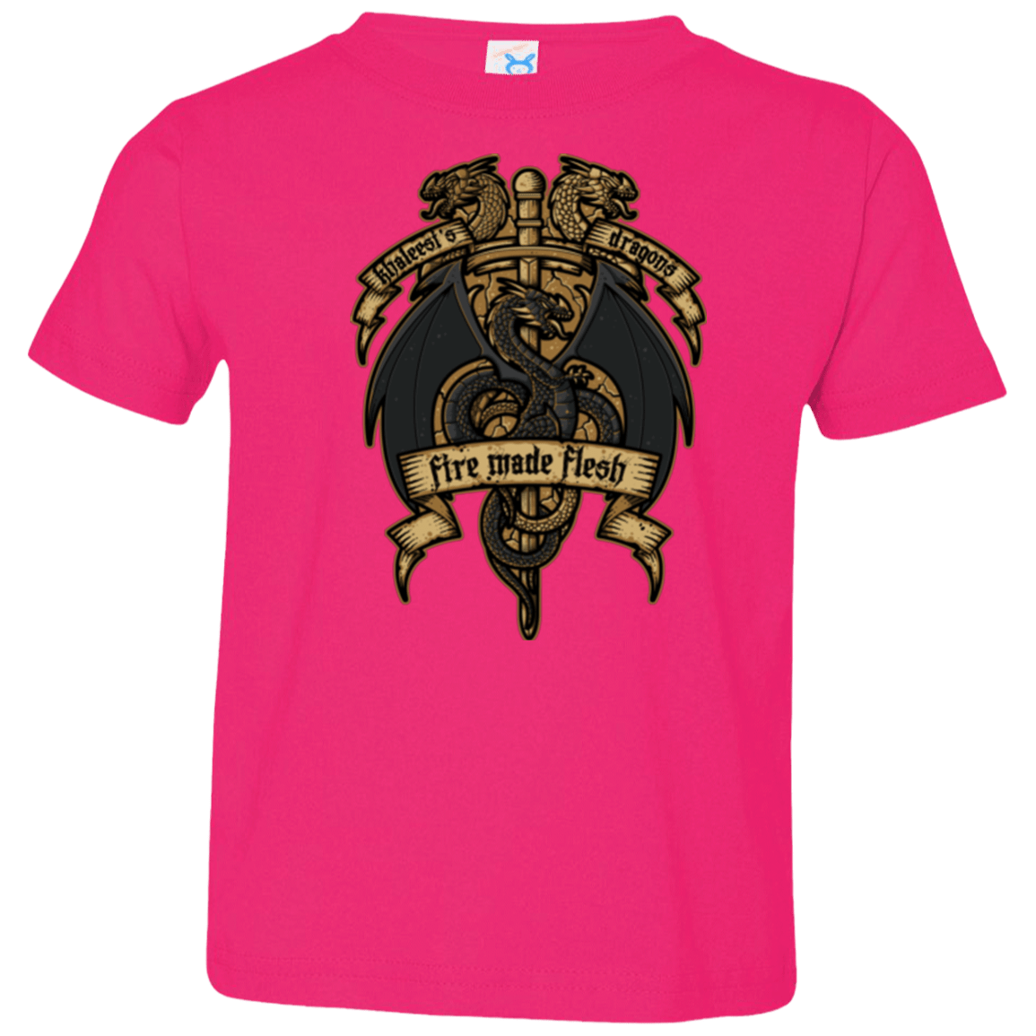 T-Shirts Hot Pink / 2T KHALEESIS DRAGONS Toddler Premium T-Shirt