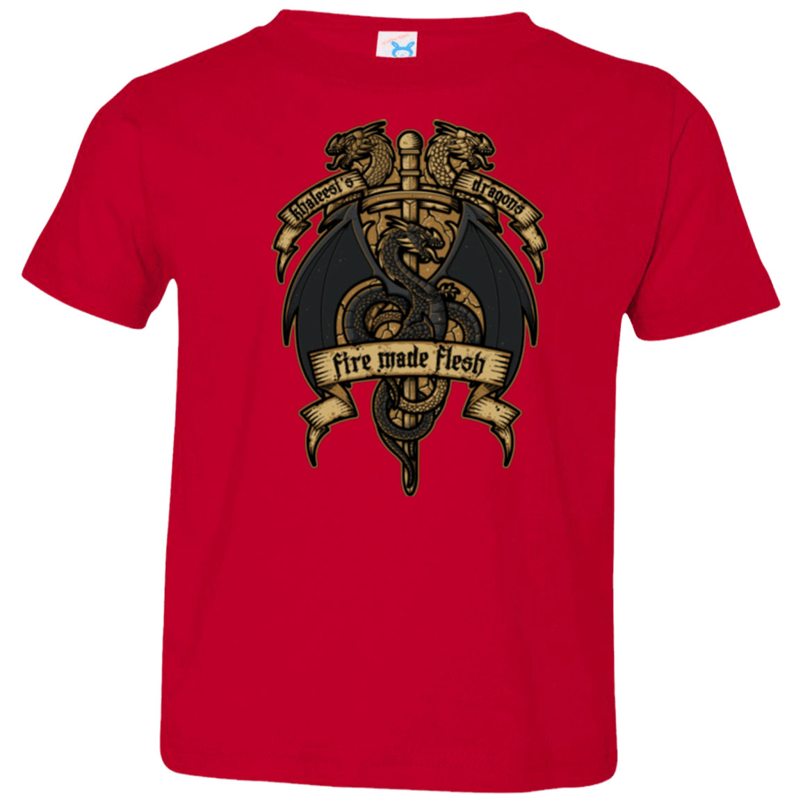 T-Shirts Red / 2T KHALEESIS DRAGONS Toddler Premium T-Shirt