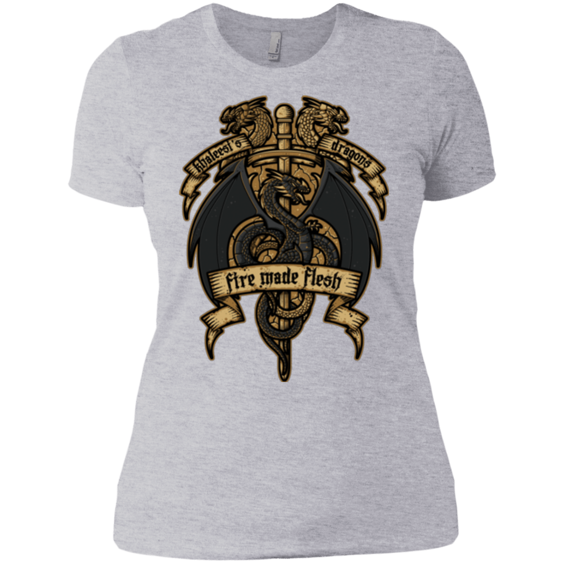 T-Shirts Heather Grey / X-Small KHALEESIS DRAGONS Women's Premium T-Shirt