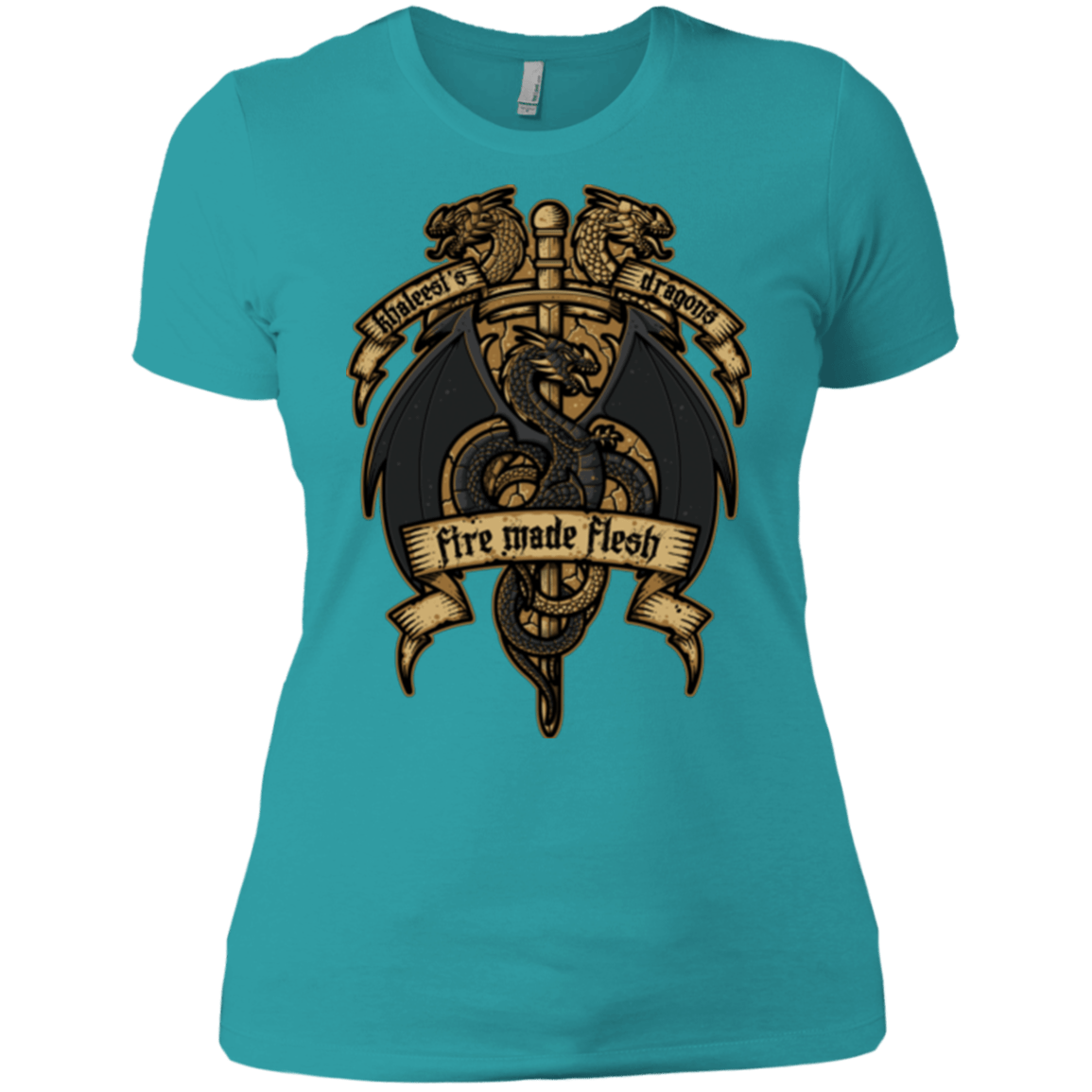 T-Shirts Tahiti Blue / X-Small KHALEESIS DRAGONS Women's Premium T-Shirt