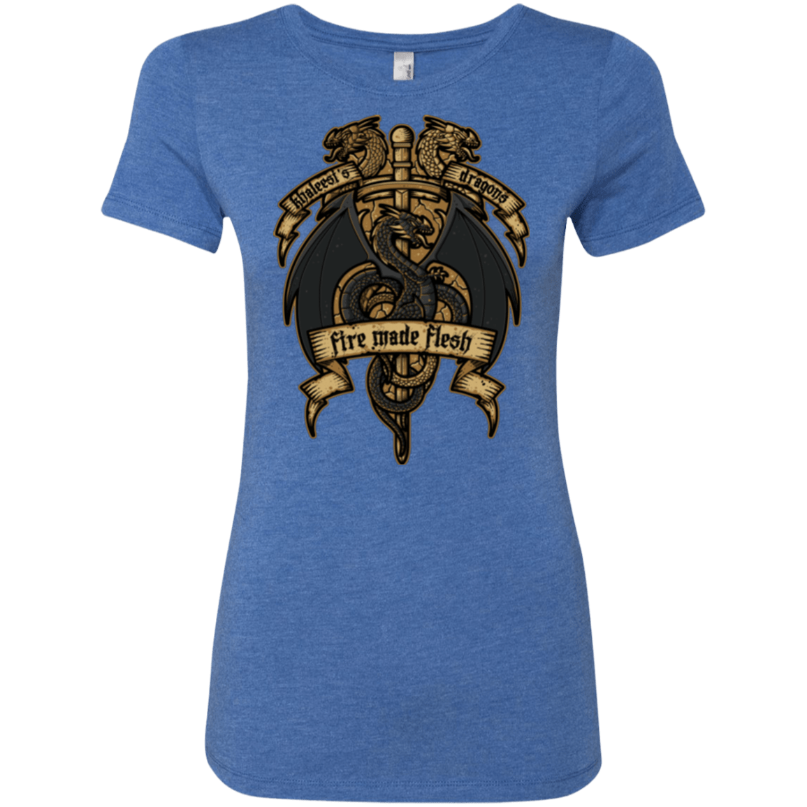 T-Shirts Vintage Royal / Small KHALEESIS DRAGONS Women's Triblend T-Shirt