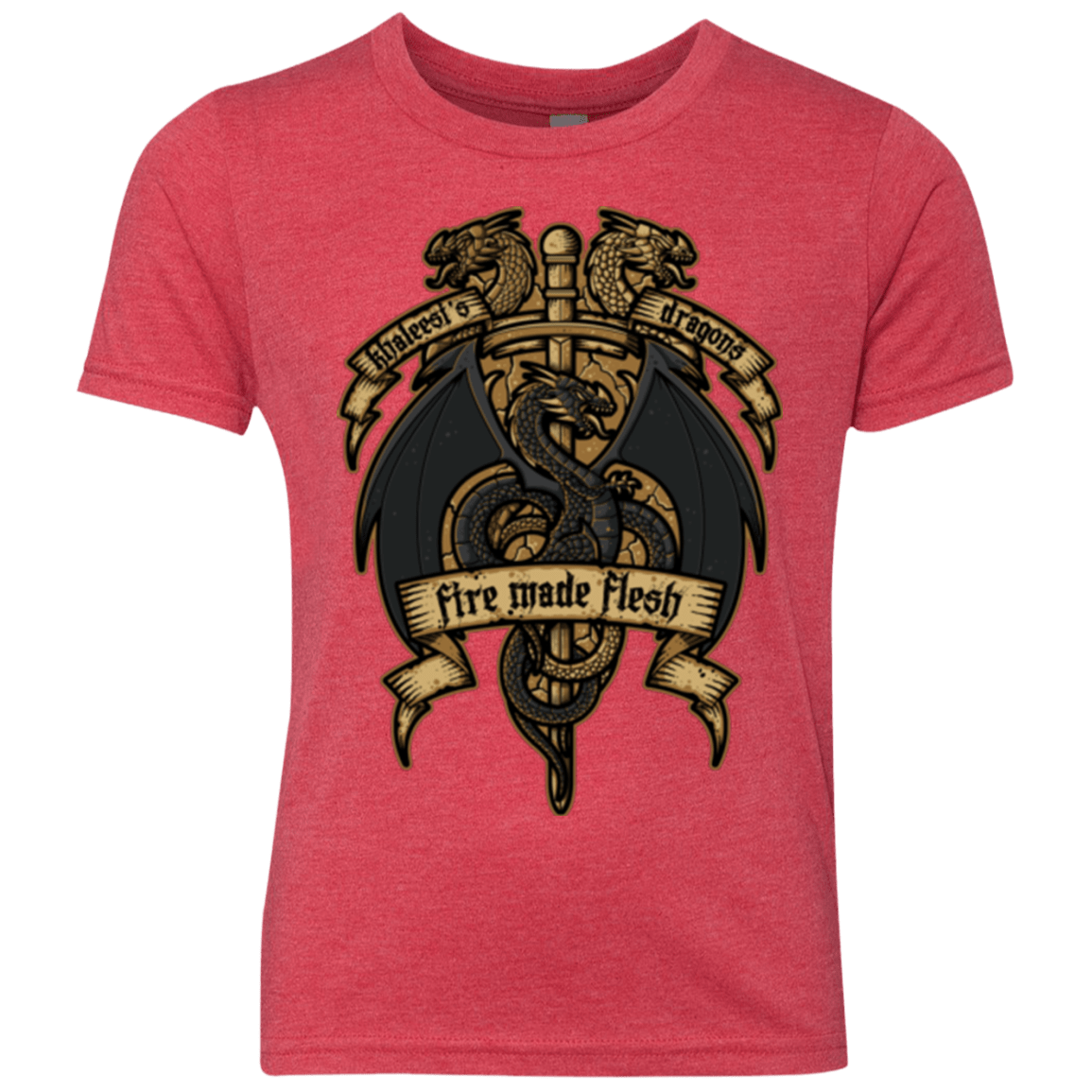 KHALEESIS DRAGONS Youth Triblend T-Shirt