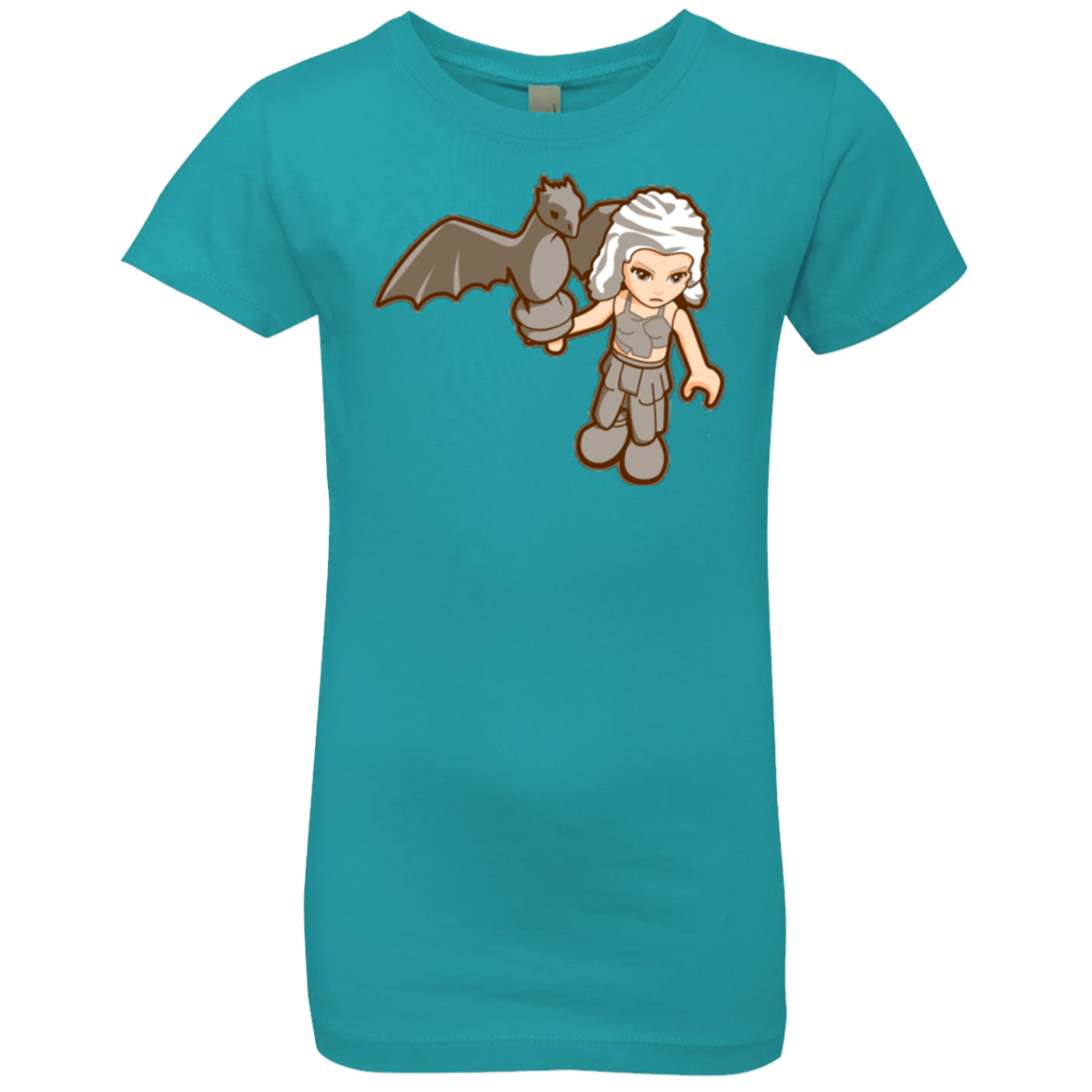 T-Shirts Tahiti Blue / YXS Khalego Girls Premium T-Shirt