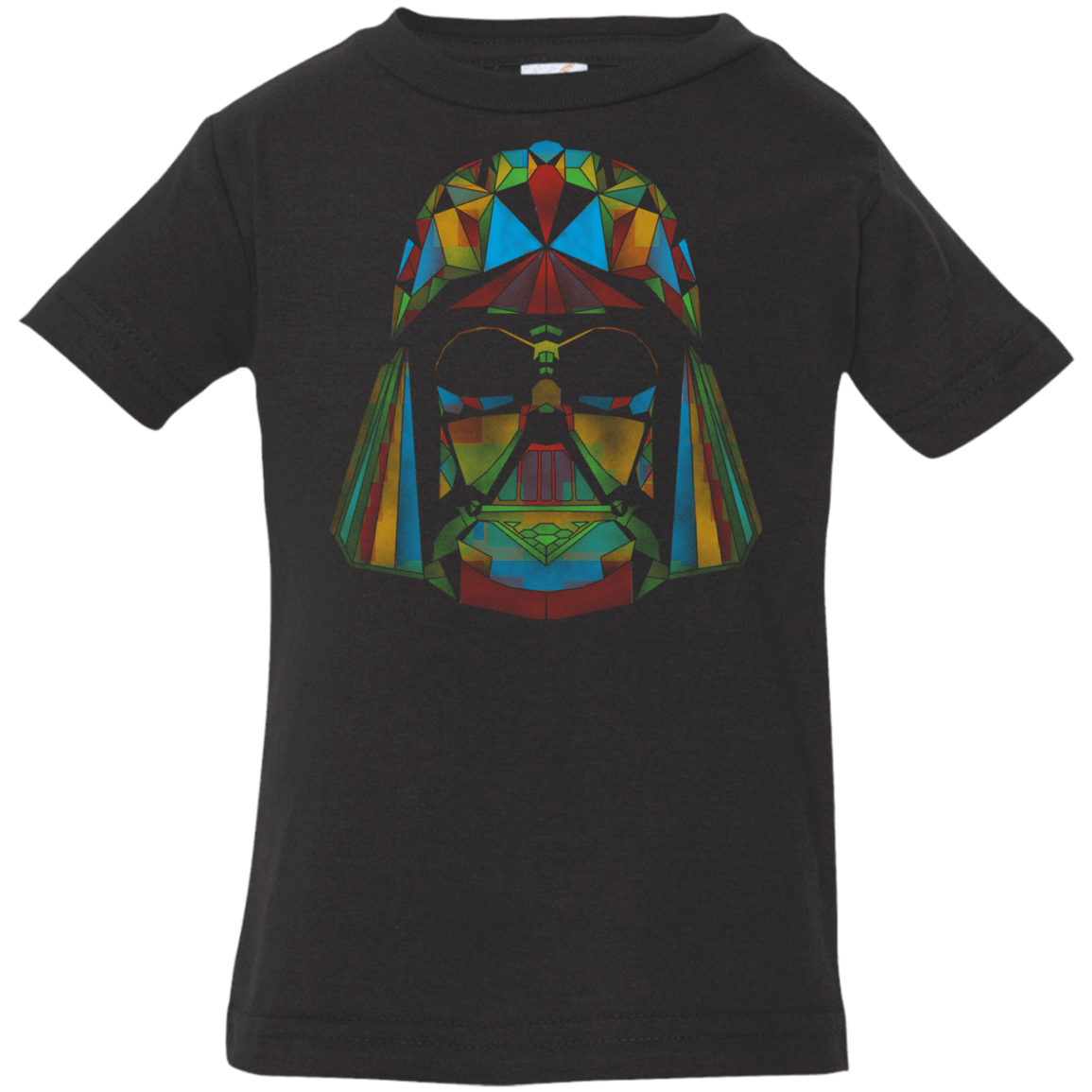 T-Shirts Black / 6 Months Kharmazero dark side of the polygons on black Infant Premium T-Shirt