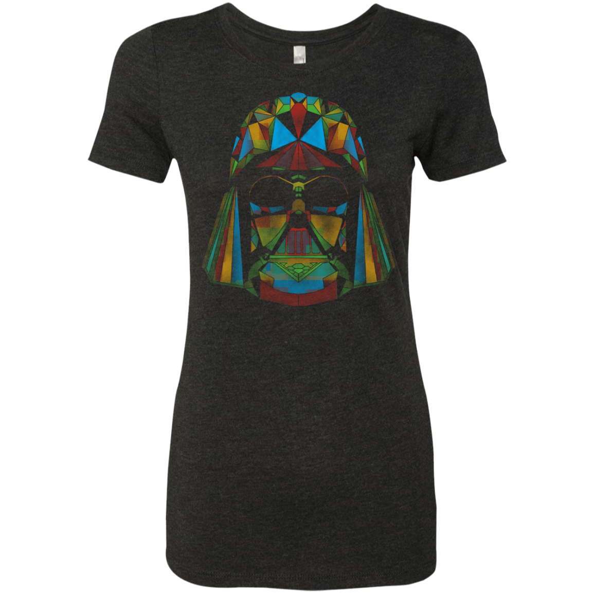 T-Shirts Vintage Black / Small Kharmazero dark side of the polygons on black Women's Triblend T-Shirt