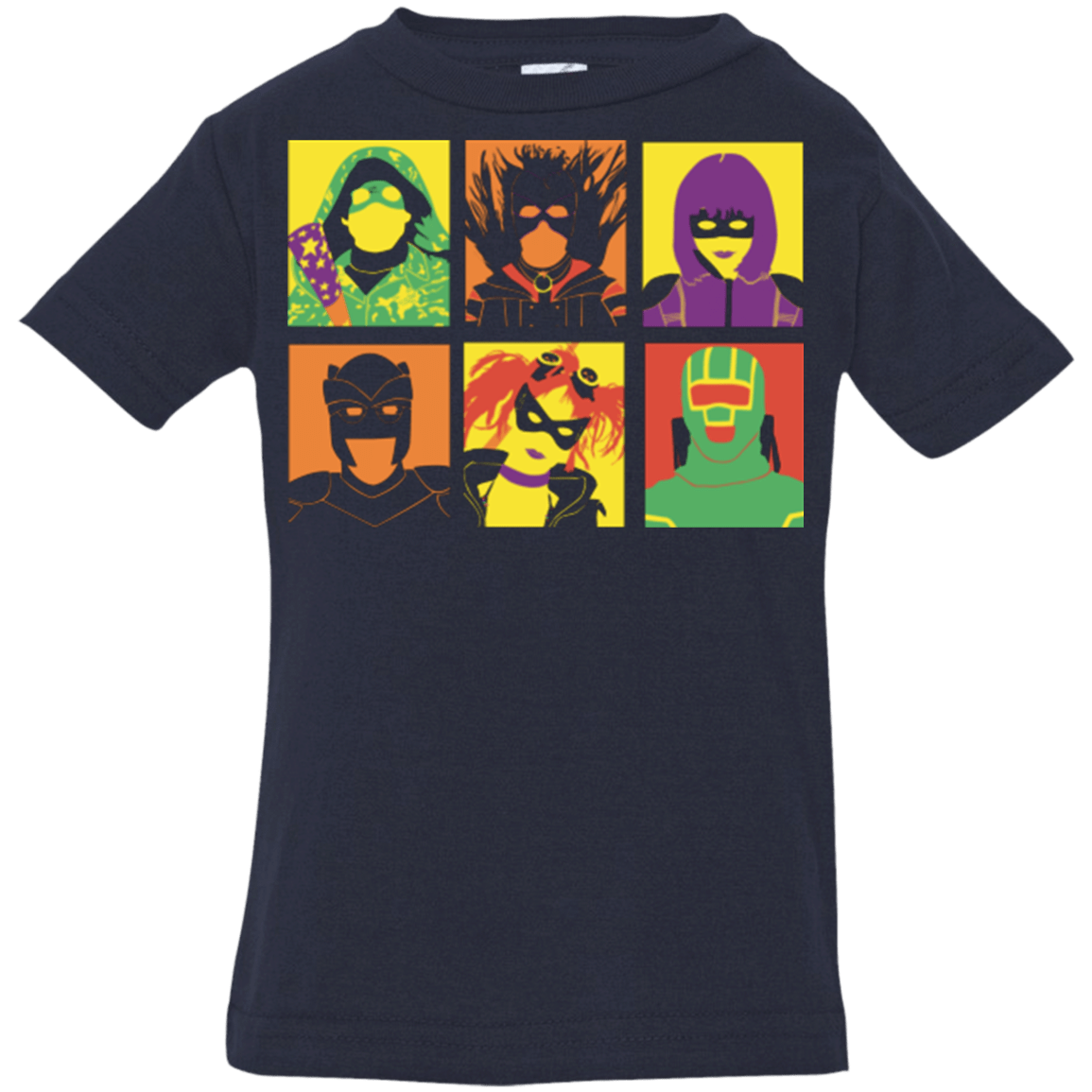 T-Shirts Navy / 6 Months Kick Ass pop Infant Premium T-Shirt