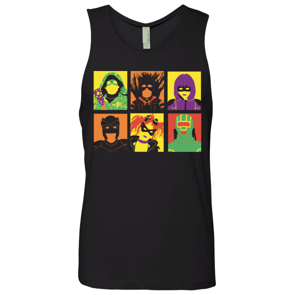 T-Shirts Black / Small Kick Ass pop Men's Premium Tank Top