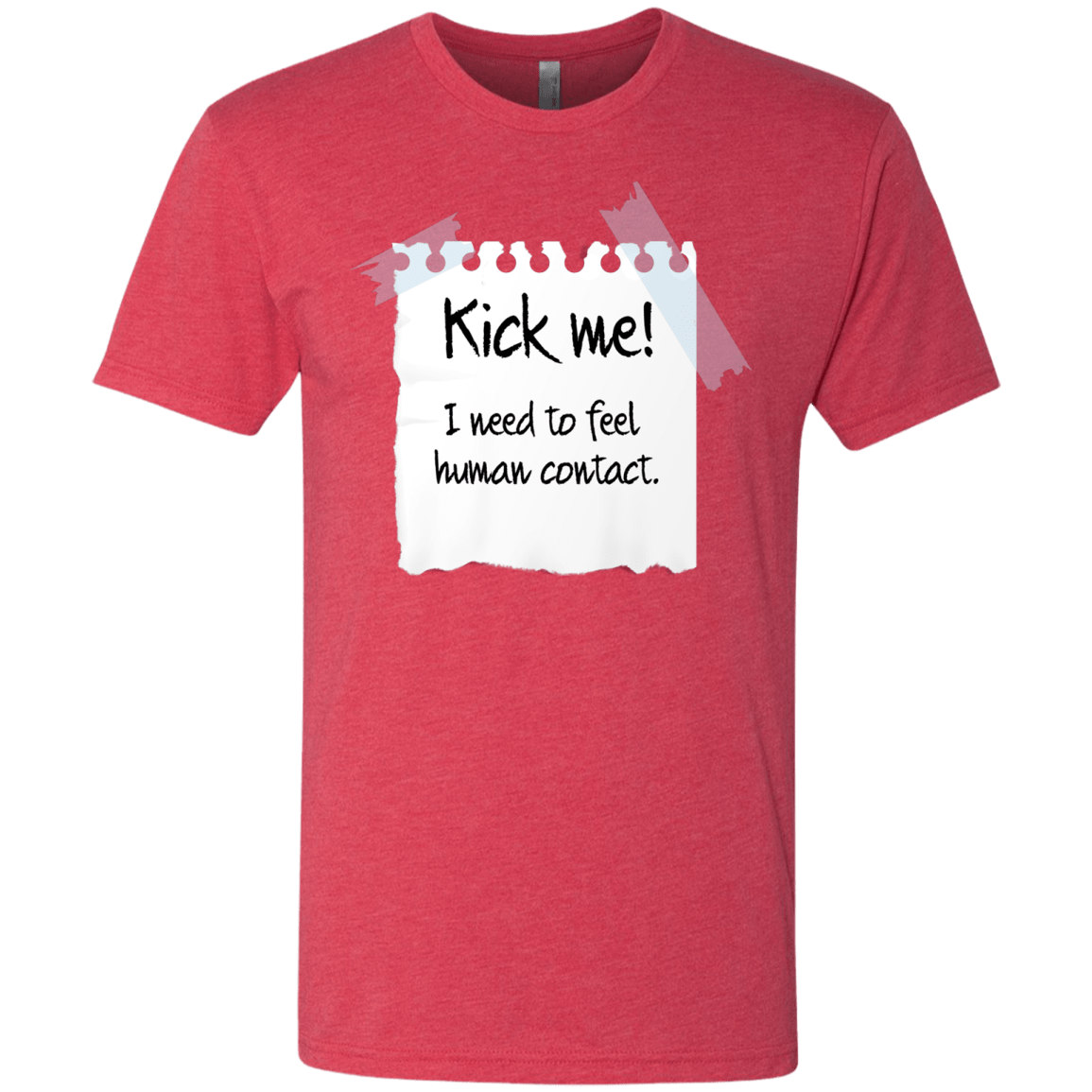 T-Shirts Vintage Red / Small Kick Me Men's Triblend T-Shirt