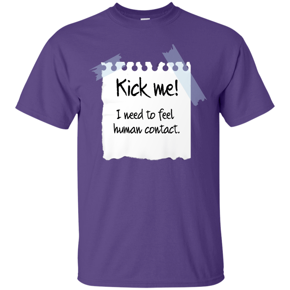 T-Shirts Purple / Small Kick Me T-Shirt
