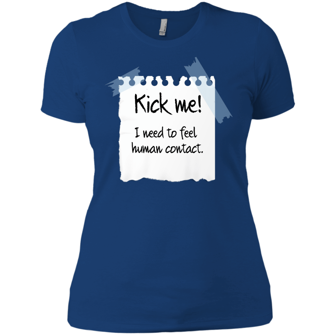 T-Shirts Royal / X-Small Kick Me Women's Premium T-Shirt