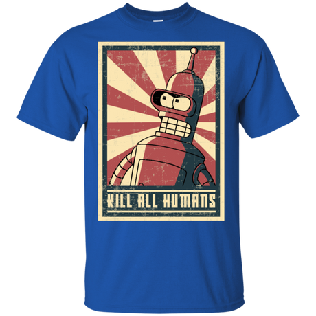 T-Shirts Royal / S Kill All Humans T-Shirt