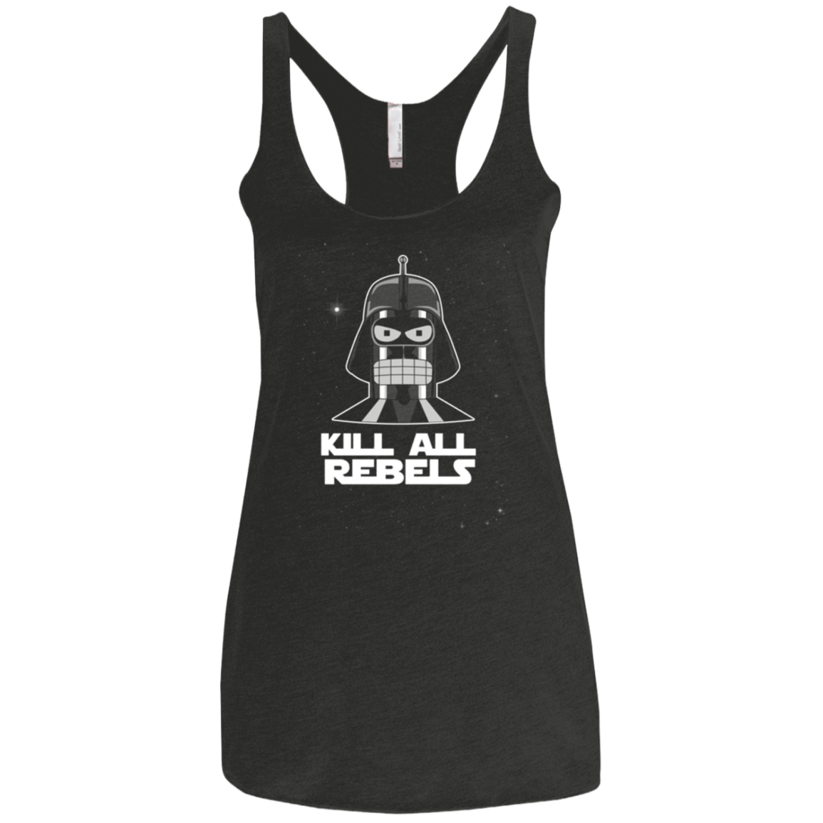 T-Shirts Vintage Black / X-Small Kill all Rebels Women's Triblend Racerback Tank