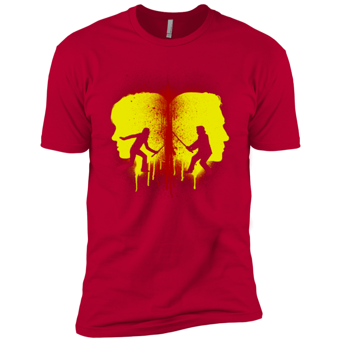 T-Shirts Red / X-Small Kill Bill Silhouettes Men's Premium T-Shirt