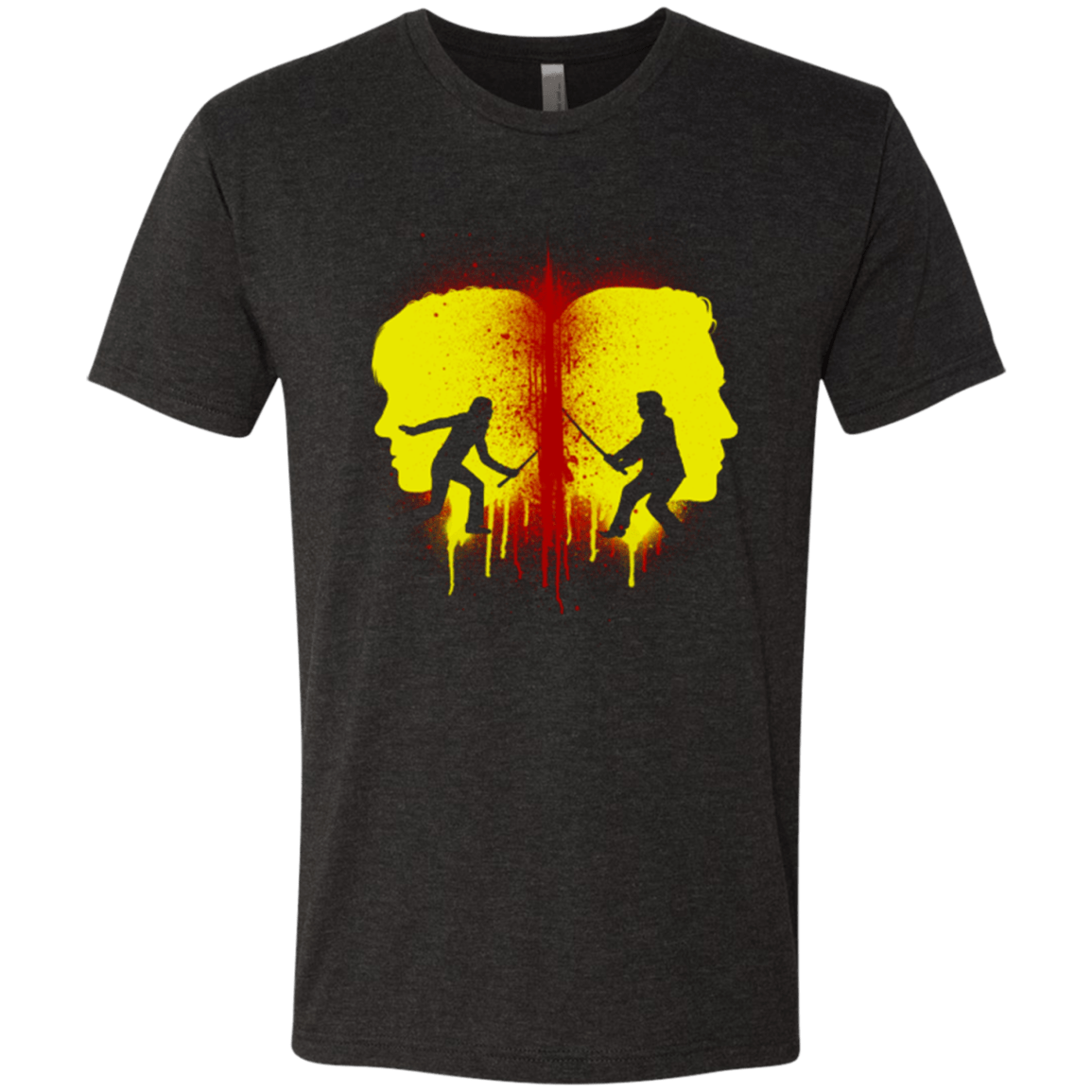 T-Shirts Vintage Black / Small Kill Bill Silhouettes Men's Triblend T-Shirt