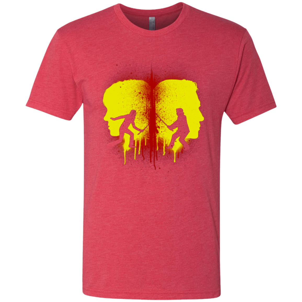 T-Shirts Vintage Red / Small Kill Bill Silhouettes Men's Triblend T-Shirt