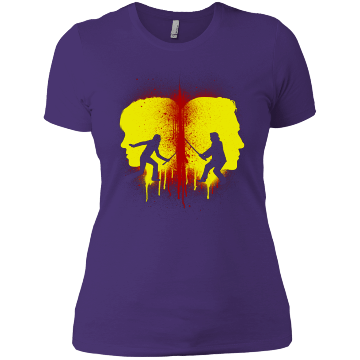 T-Shirts Purple / X-Small Kill Bill Silhouettes Women's Premium T-Shirt