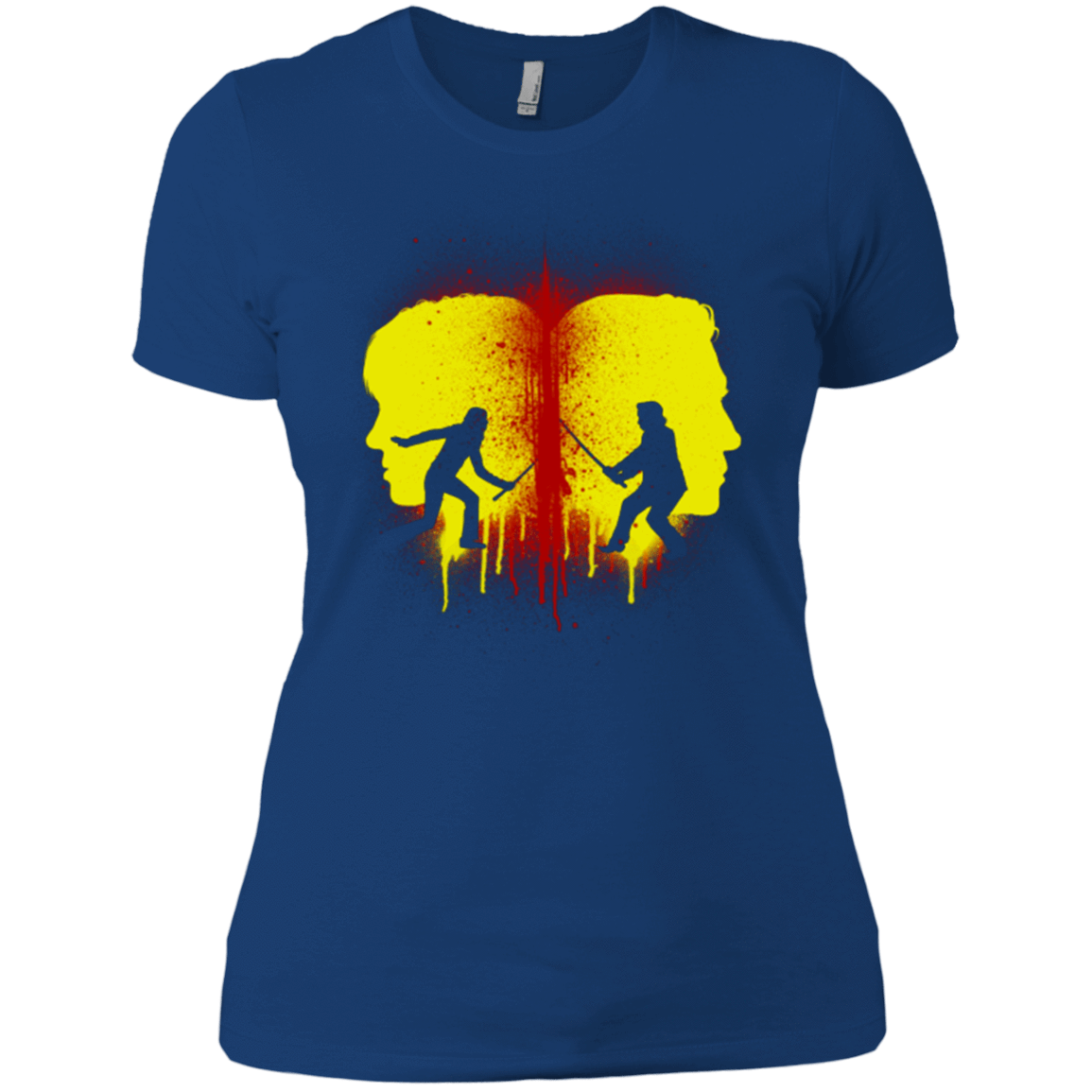 T-Shirts Royal / X-Small Kill Bill Silhouettes Women's Premium T-Shirt