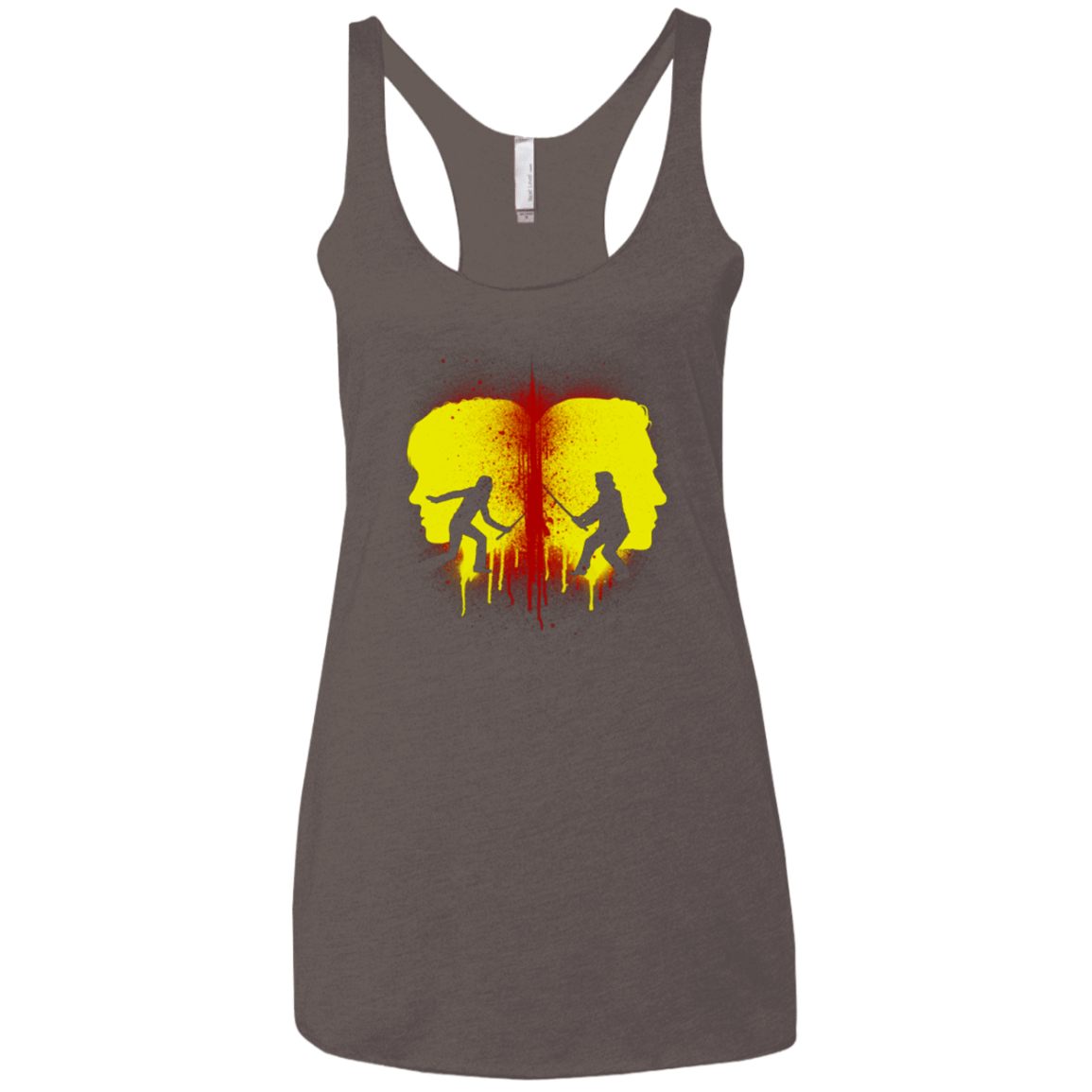 T-Shirts Macchiato / X-Small Kill Bill Silhouettes Women's Triblend Racerback Tank