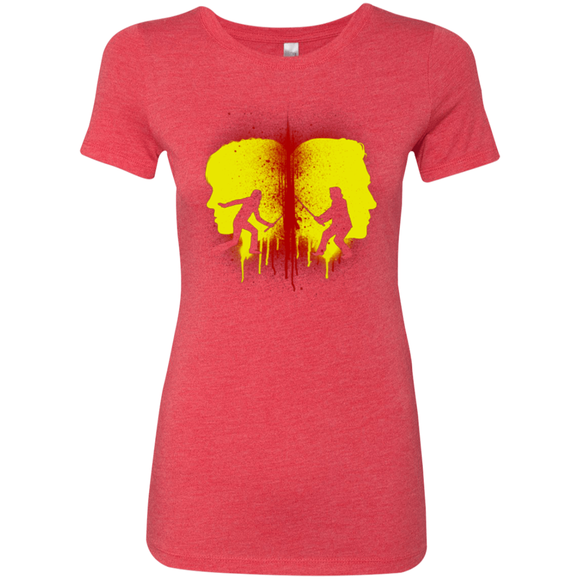 T-Shirts Vintage Red / Small Kill Bill Silhouettes Women's Triblend T-Shirt