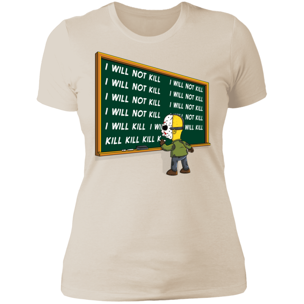 T-Shirts Ivory/ / S Kill Kill Kill Jason Women's Premium T-Shirt