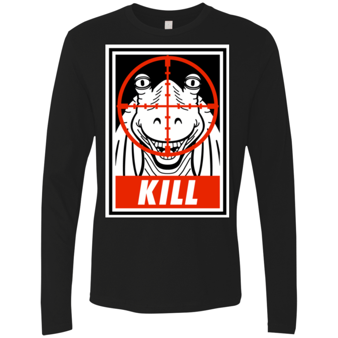 T-Shirts Black / Small Kill Men's Premium Long Sleeve