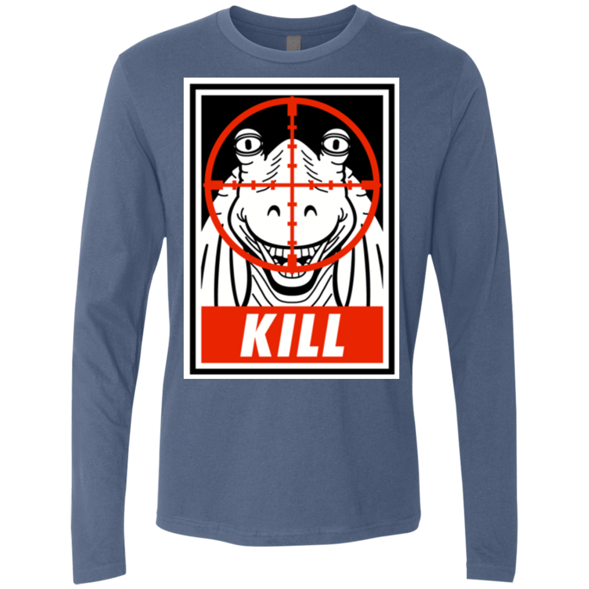 T-Shirts Indigo / Small Kill Men's Premium Long Sleeve