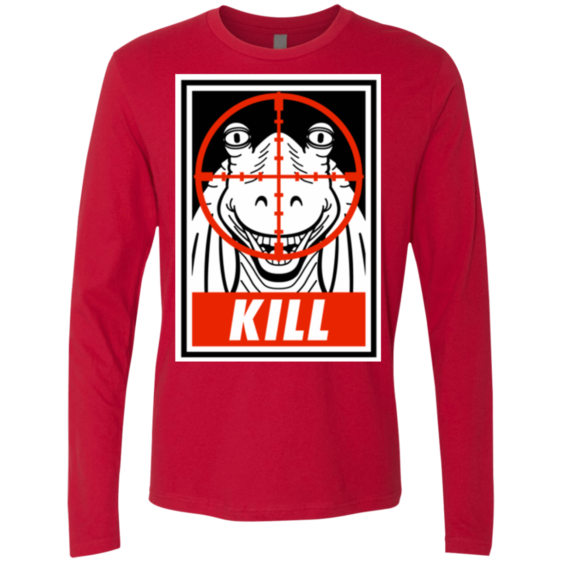 T-Shirts Red / Small Kill Men's Premium Long Sleeve