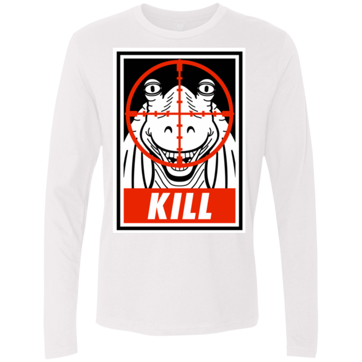 T-Shirts White / Small Kill Men's Premium Long Sleeve