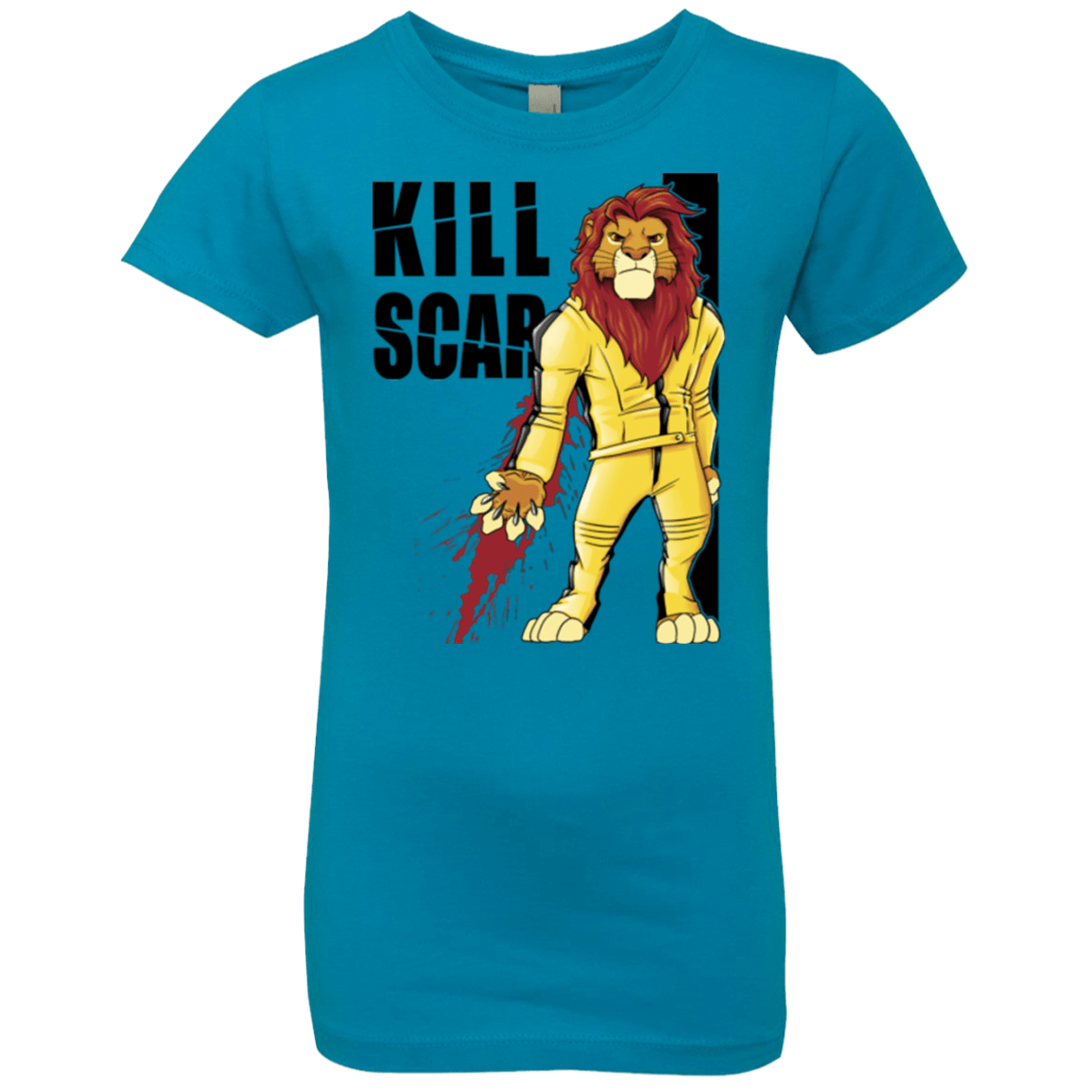 T-Shirts Turquoise / YXS Kill Scar Girls Premium T-Shirt
