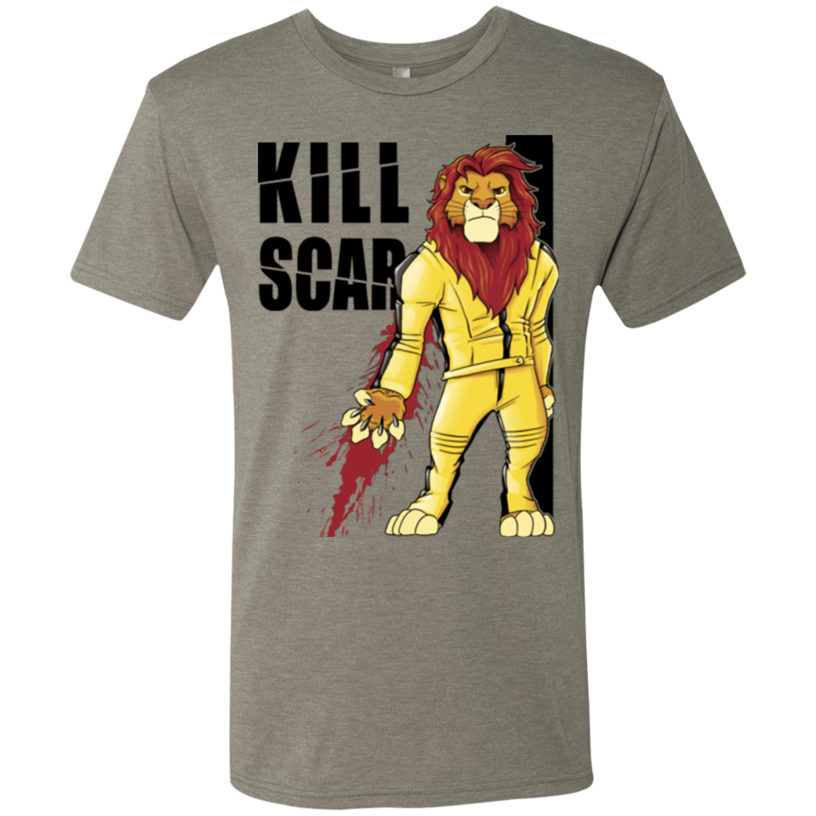 T-Shirts Venetian Grey / Small Kill Scar Men's Triblend T-Shirt