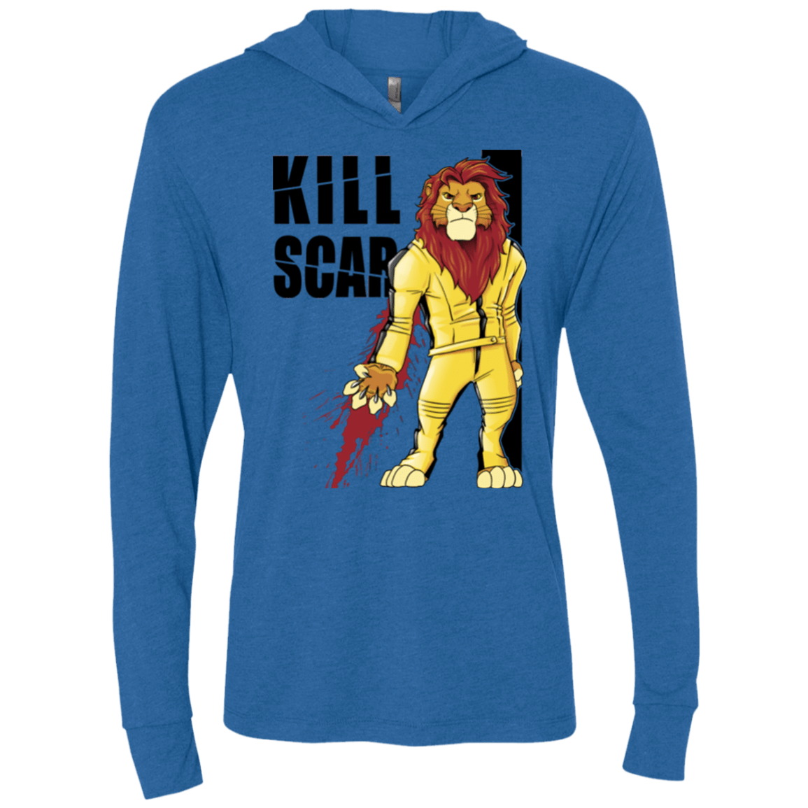 T-Shirts Vintage Royal / X-Small Kill Scar Triblend Long Sleeve Hoodie Tee