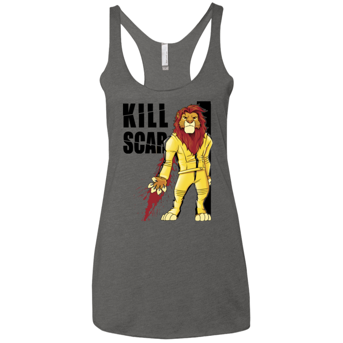 T-Shirts Premium Heather / X-Small Kill Scar Women's Triblend Racerback Tank