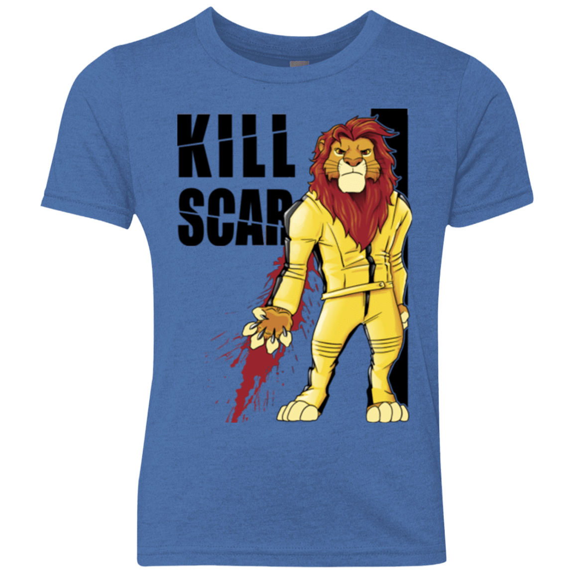 T-Shirts Vintage Royal / YXS Kill Scar Youth Triblend T-Shirt