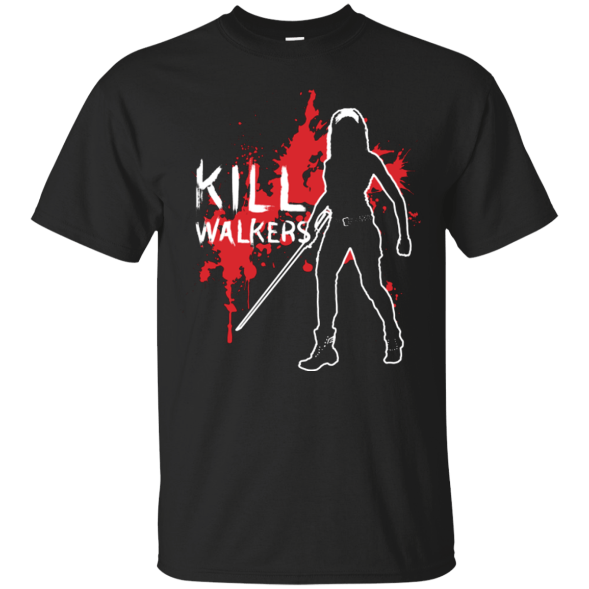 T-Shirts Black / Small Kill Walkers (sword) T-Shirt