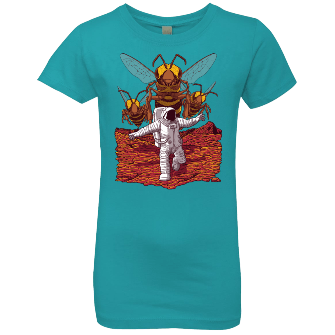 T-Shirts Tahiti Blue / YXS Killer Bees on Mars Girls Premium T-Shirt