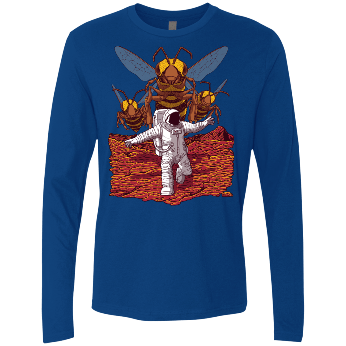 T-Shirts Royal / S Killer Bees on Mars Men's Premium Long Sleeve