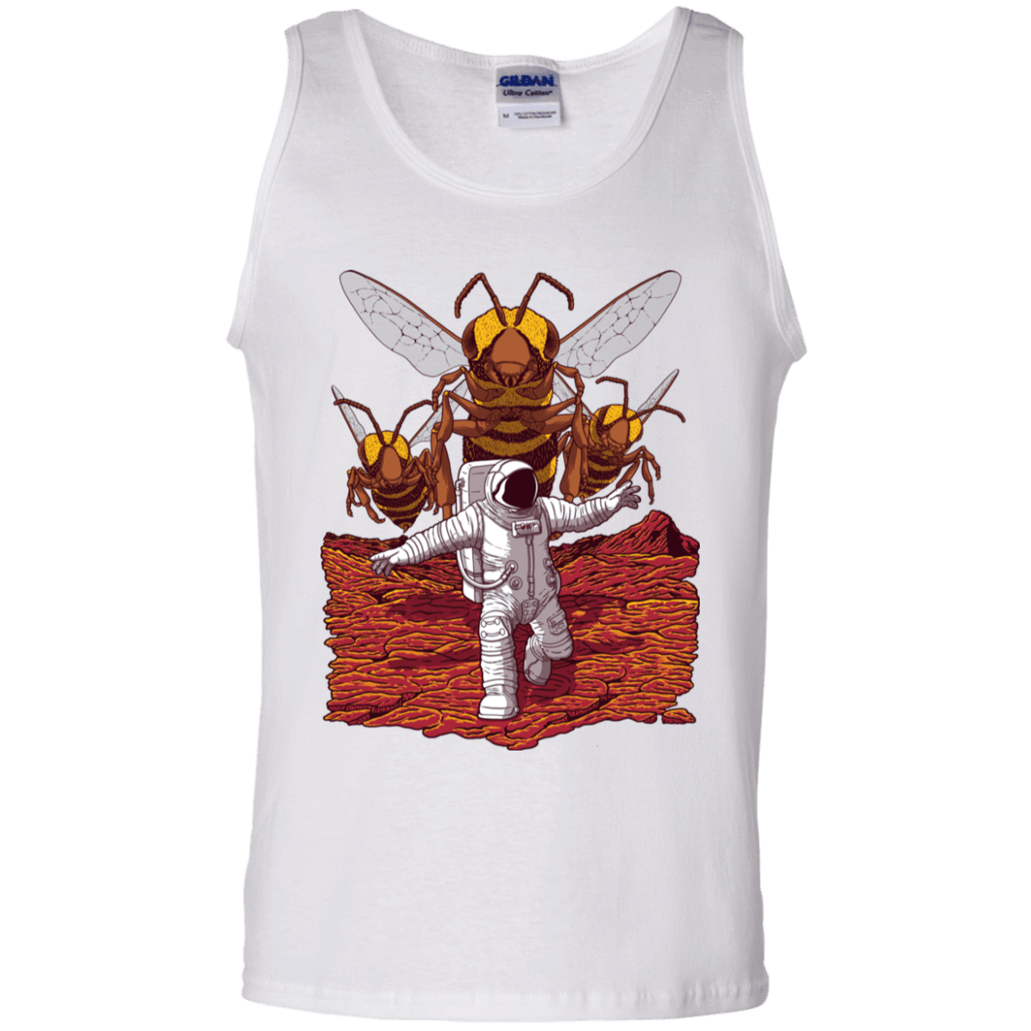 T-Shirts White / S Killer Bees on Mars Men's Tank Top