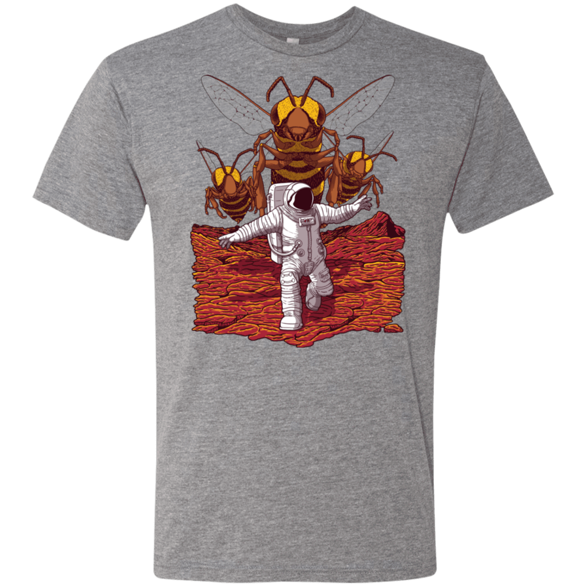 T-Shirts Premium Heather / S Killer Bees on Mars Men's Triblend T-Shirt