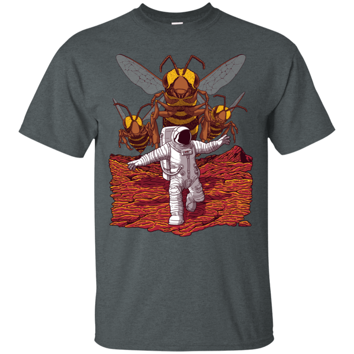 T-Shirts Dark Heather / S Killer Bees on Mars T-Shirt